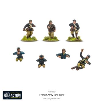 Набір мініатюр Warlord Games Bolt Action: French Army Tank Crew