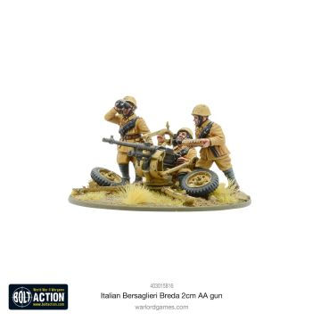 Мініатюра Warlord Games Bolt Action: Italian Bersaglieri Breda 2cm AA Gun