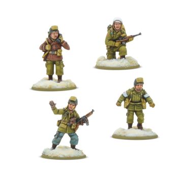 Набір мініатюр Warlord Games Bolt Action: US Airborne (Winter) HQ