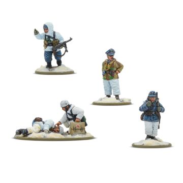 Набір мініатюр Warlord Games Bolt Action: Fallschirmjäger (Winter) HQ