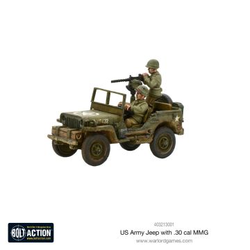 Мініатюра Warlord Games Bolt Action: US Army Jeep with 30 Cal MMG