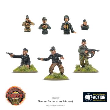Набір мініатюр Warlord Games Achtung Panzer: German Panzer Crew (Late War)