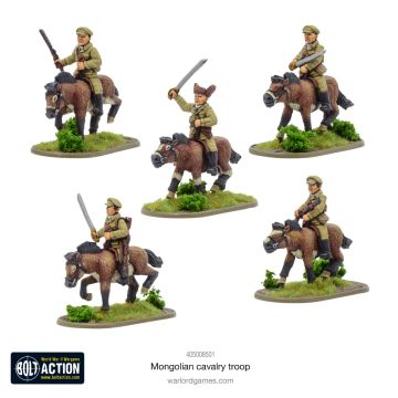 Набір мініатюр Warlord Games Bolt Action: Mongolian Cavalry Troop