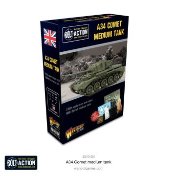 Мініатюра Warlord Games Bolt Action: A34 Comet heavy tank