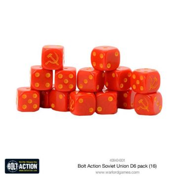 Гральні куби Warlord Games: Soviet Union D6 pack