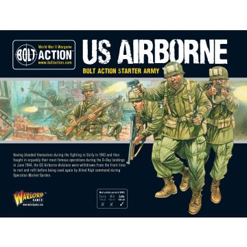 Набір мініатюр Warlord Games Bolt Action: US Airborne starter army