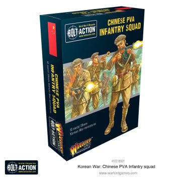 Набір мініатюр Warlord Games Bolt Action Korea: Chinese PVA Infantry Squad