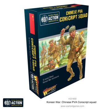 Набір мініатюр Warlord Games Bolt Action Korea: Chinese PVA Conscript Squad
