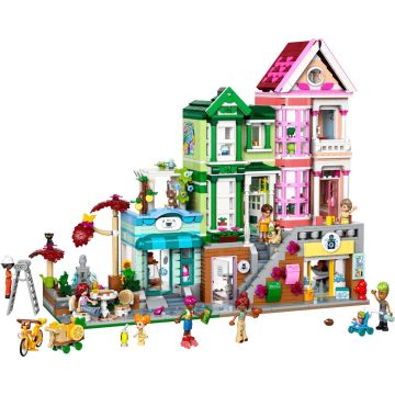Конструктор LEGO Friends Хартлейк-Сіті. Квартири і крамниці (42670)