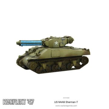 Мініатюра Warlord Games Konflikt '47: M4A9-T Sherman with Tesla Cannon