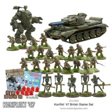 Набір мініатюр Warlord Games Konflikt '47: British Starter Set