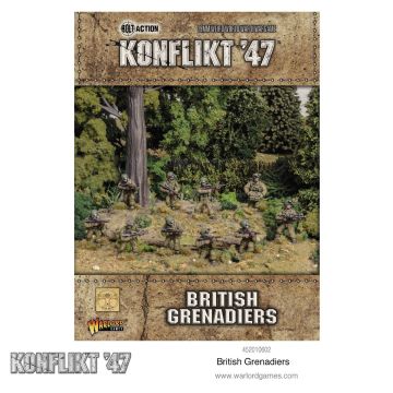 Набір мініатюр Warlord Games Konflikt '47: British Grenadiers