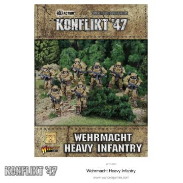 Набір мініатюр Warlord Games Konflikt '47: German Heavy Infantry