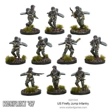 Набір мініатюр Warlord Games Konflikt '47: US Firefly Jump Infantry