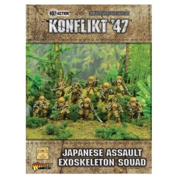 Набір мініатюр Warlord Games Konflikt '47: Japanese Assault Exo skeleton squad