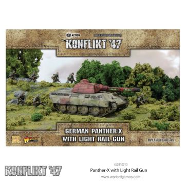 Мініатюра Warlord Games Konflikt '47: Panther-X with light rail gun