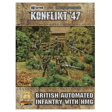 Набір мініатюр Warlord Games Konflikt '47: British Automated Infantry with HMG