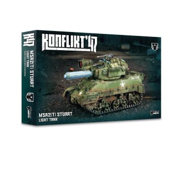 Мініатюра Warlord Games Konflikt '47: M5A2(T) Stuart Light Tank