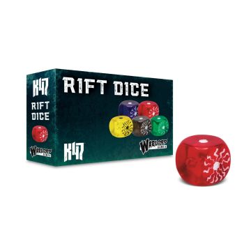 Гральні куби Warlord Games Konflikt '47 Rift Dice - Red