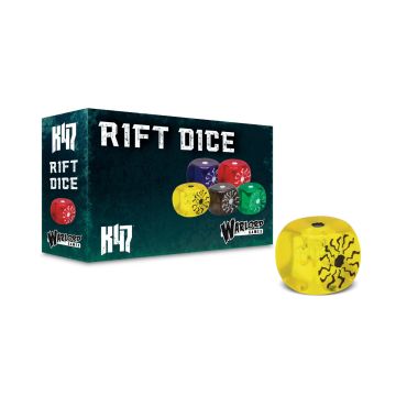 Гральні куби Warlord Games Konflikt '47 Rift Dice - Yellow
