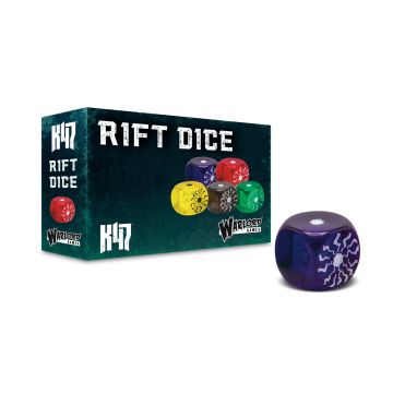 Гральні куби Warlord Games Konflikt '47 Rift Dice - Blue