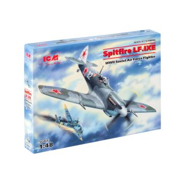 Збірна модель літака ICM: Spitfire LF.IXE