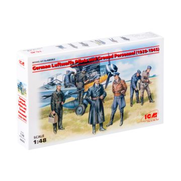 Збірні моделі фігурок ICM: Німецькі пілоти та наземний персонал Люфтваффе