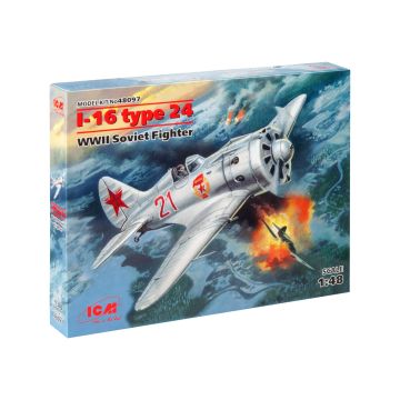 Збірна модель літака ICM: І-16 тип 24 (винищувач)