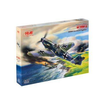Збірна модель літака ICM: Мессершмітт Bf 109F-2