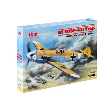 Збірна модель літака ICM: Мессершмітт Bf 109F-4Z/Троп