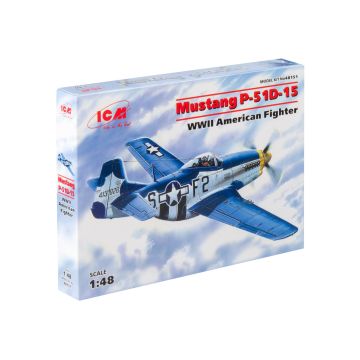 Збірна модель літака ICM: Мустанг P-51D-15