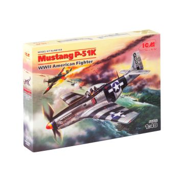 Збірна модель літака ICM: Мустанг P-51K
