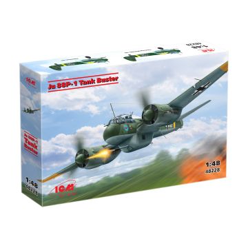 Збірна модель літака ICM: Ju 88P-1 “Винищувач танків”