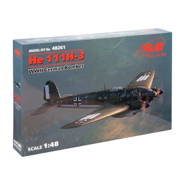 Збірна модель літака ICM: He 111H-3