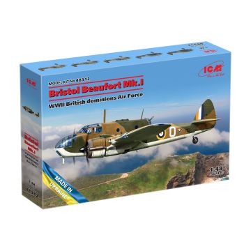Збірна модель літака ICM: Bristol Beaufort Mk.I ВПС Британських домініонів