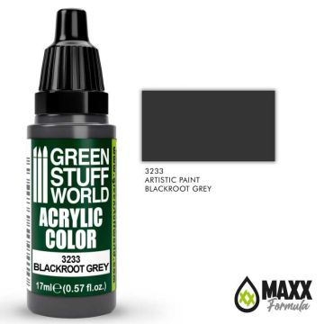 Акрилова фарба Green Stuff World Acrylic Paint: Blackroot Grey (17ml)