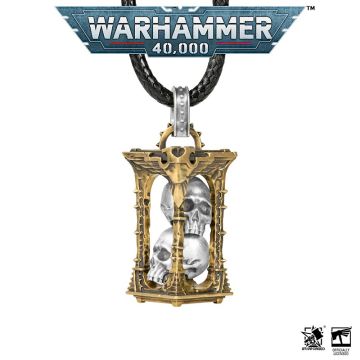 Підвіска зі шкіряним ланцюжком Starforged Warhammer 40000 Imperium of Man Reliquary of The Pious