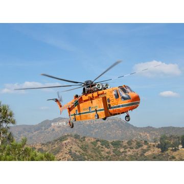 Збірна модель гелікоптера ICM: Sikorsky S-64E Повітряний кран з універсальним контейнером