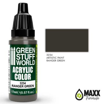 Акрилова фарба Green Stuff World Acrylic Paint: Ranger Green (17ml)