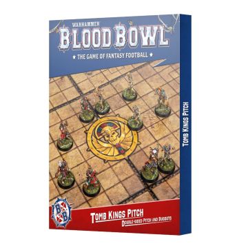 Дошки для гри Blood Bowl: Tomb Kings – Double-sided Pitch and Dugouts Set