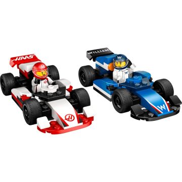 Конструктор LEGO City Автомобілі для перегонів F1 команд Williams Racing та Haas F1 (60464)