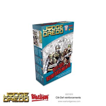 Набір мініатюр Warlord Games Judge Dredd: Citi-Def - Reinforcements