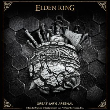 Підвіска з цинкового сплаву Starforged: Elden Ring Great-Jar's Arsenal Amulet Pendant