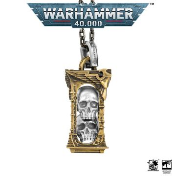 Підвіска з ланцюжком з нержавіючої сталі Starforged Warhammer 40000 Imperium of Man Reliquary of The Pious