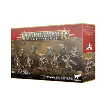 Набір мініатюр Age of Sigmar Maggotking of Nurgle: Rotswords