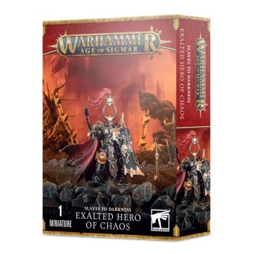 Мініатюра Age of Sigmar Slaves to Darkness: Exalted Hero of Chaos
