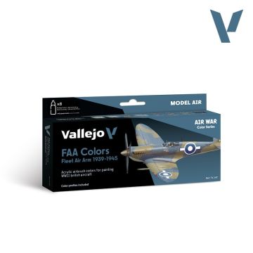 Набір акрилових фарб Vallejo: Model Air: FAA (Fleet Air Arm) colors 1939-1945