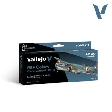 Набір акрилових фарб Vallejo: Model Air: RAF colors Coastal Command 1939-1945