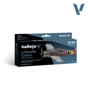 Набір акрилових фарб Vallejo: Model Air: Luftwaffe colors 1941 to end-war