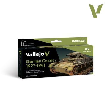 Набір акрилових фарб Vallejo: Model Air: German Colors 1927-1941